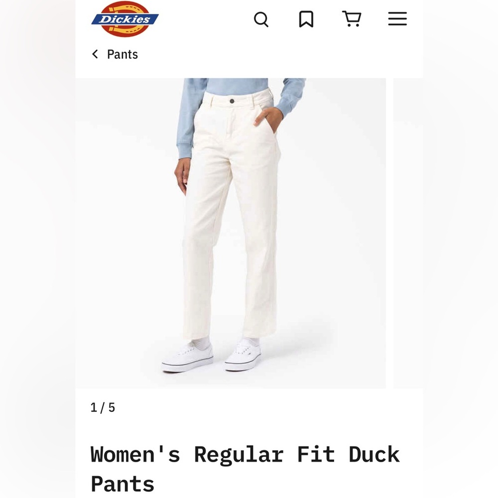 Women's Regular Fit Duck Pants